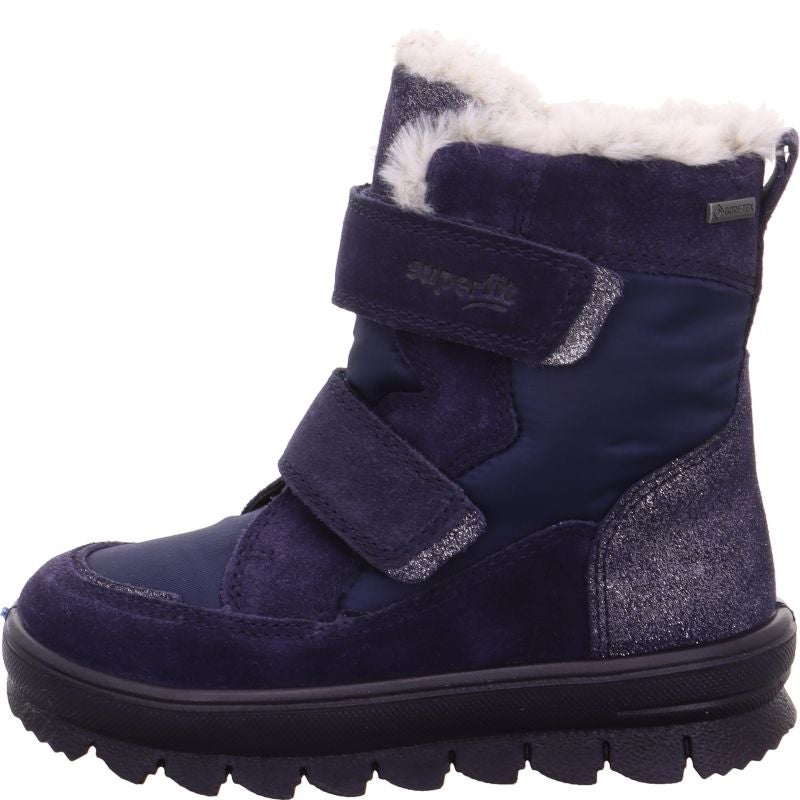 Superfit FLAVIA Girls Boot - Material: Leather/Textil in Blue