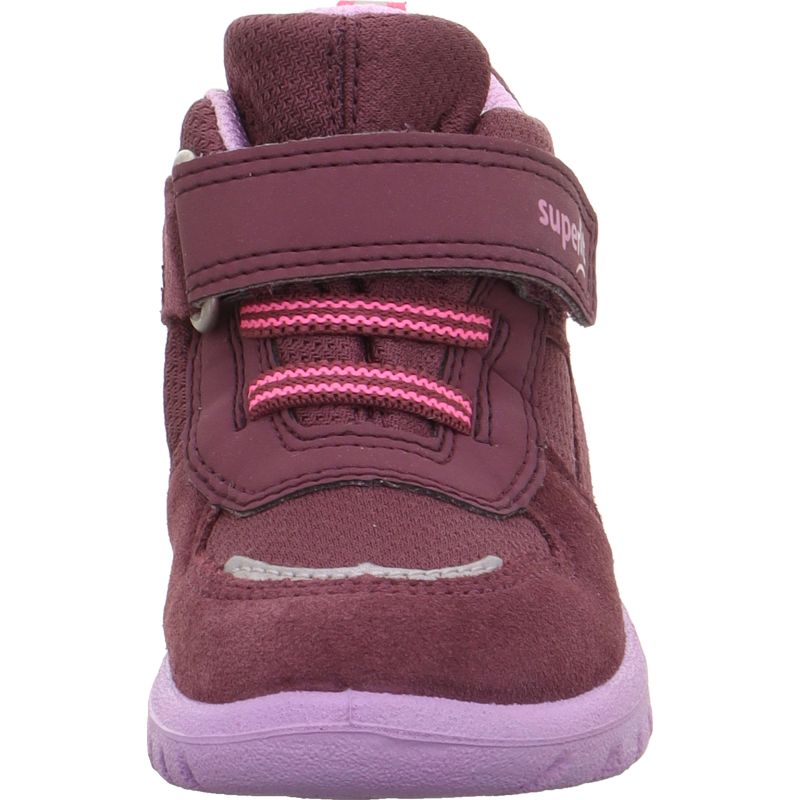 Superfit SPORT7 MINI Sneakers high - Material: Leder/Sonstiges Material/Texti in Red