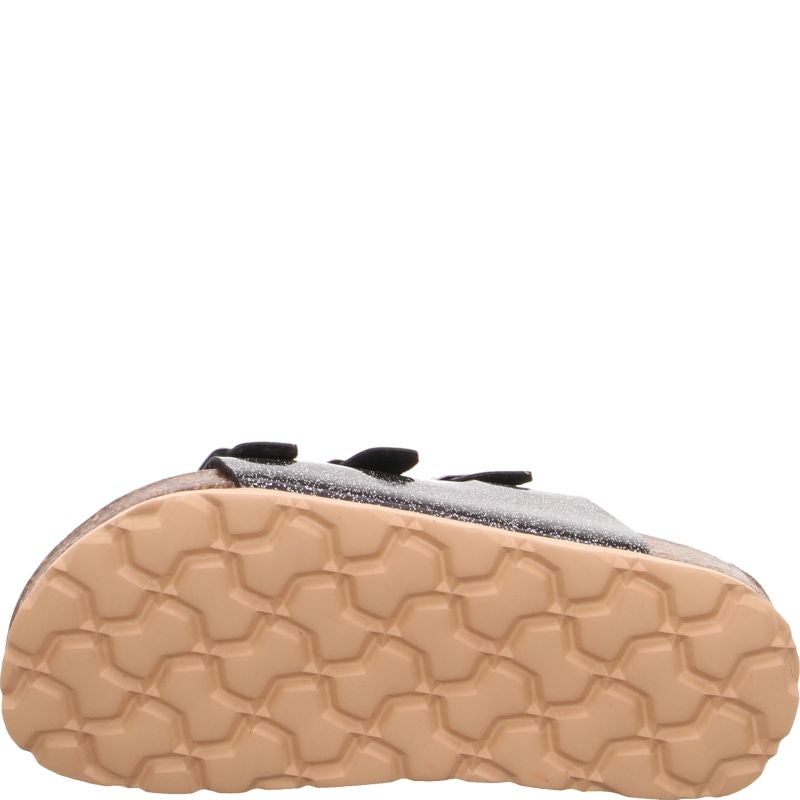 Superfit FUSSBETTPANTOFFEL Girls Slipper - Material: Sonstiges Material in Black