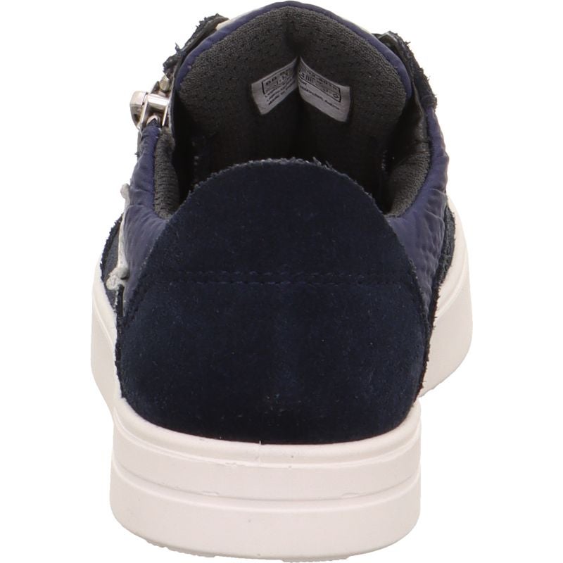 Superfit STELLA Mädchen Sneaker low - Material: Leder/Sonstiges Material/Textil in Blau