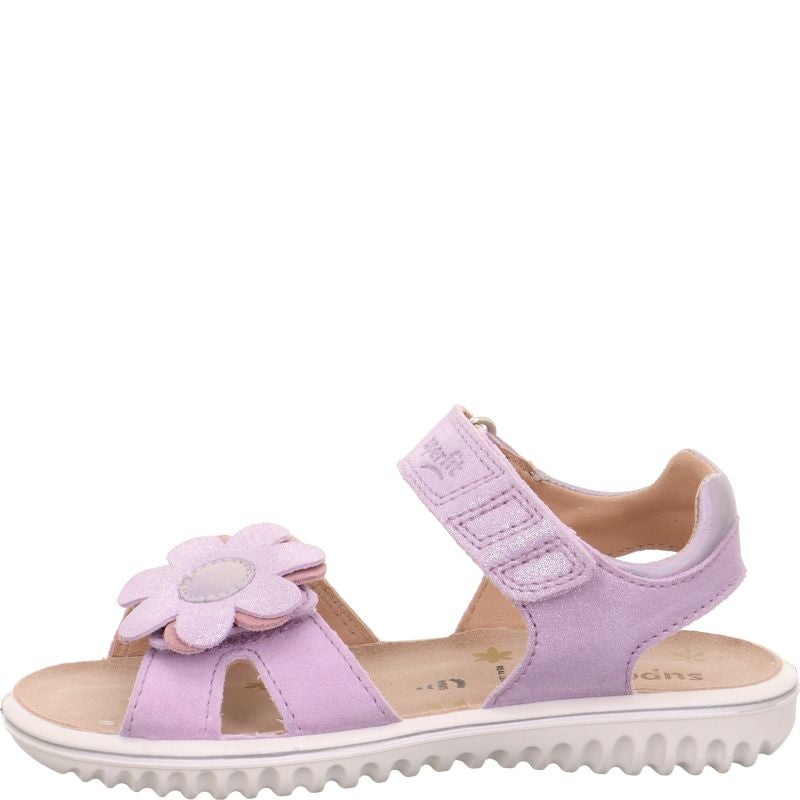Superfit SPARKLE Sandal - Material: Leather in Purple