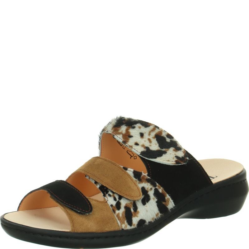 Think! CAMILLA Damen Pantolette - Material: Leder in Mehrfarbig