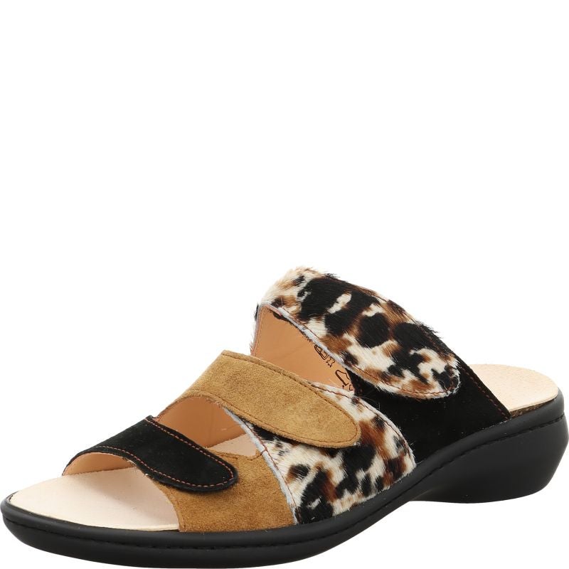 Think! CAMILLA Damen Pantolette - Material: Leder in Mehrfarbig