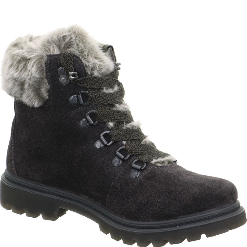 Legero MONTA Damen Schnürboots - Material: Leder in Grau