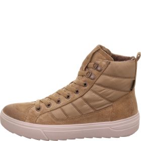 legero MILENA Damen Sneaker high - Material: Leder/Textil in Beige