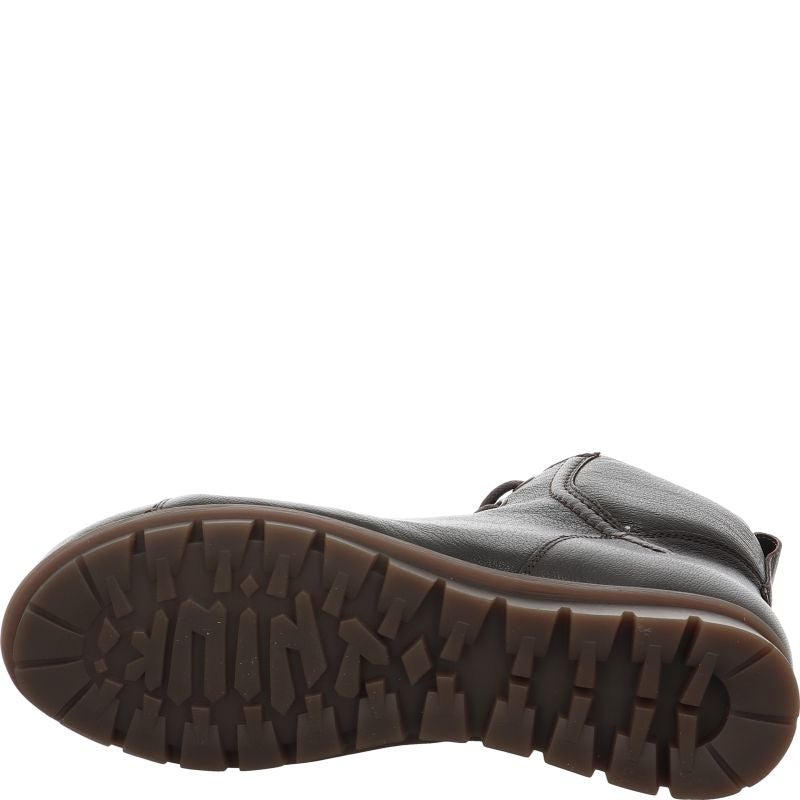 Think MENSCHA Lace-up boot - Material: Leather in Brown