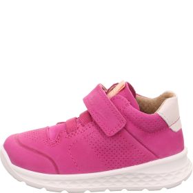 Superfit BREEZE Sneaker low - Material: Leder in Pink