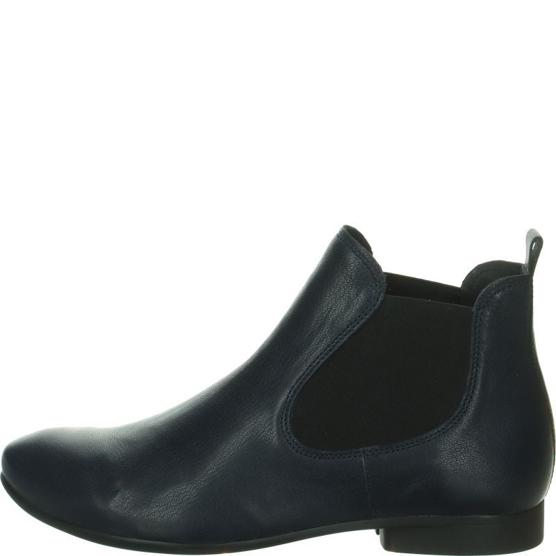 Think! GUAD2 Damen Chelsea Boots - Material: Leder in Blau