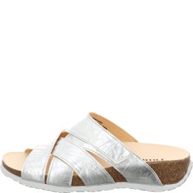 Think MIZZI DAMEN Mules - Material: Leather in Metallic