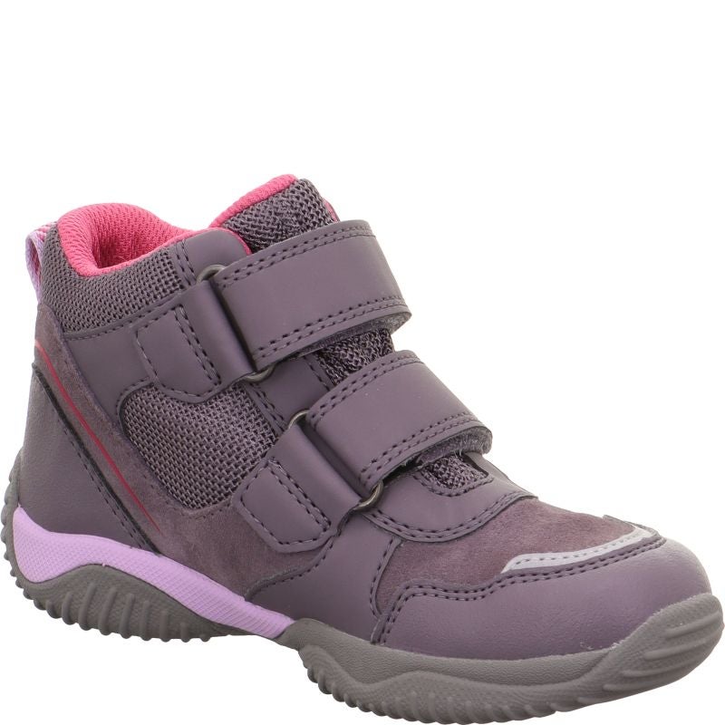 Superfit STORM Girls Sneakers high - Material: Leder/Sonstiges Material/Texti in Purple