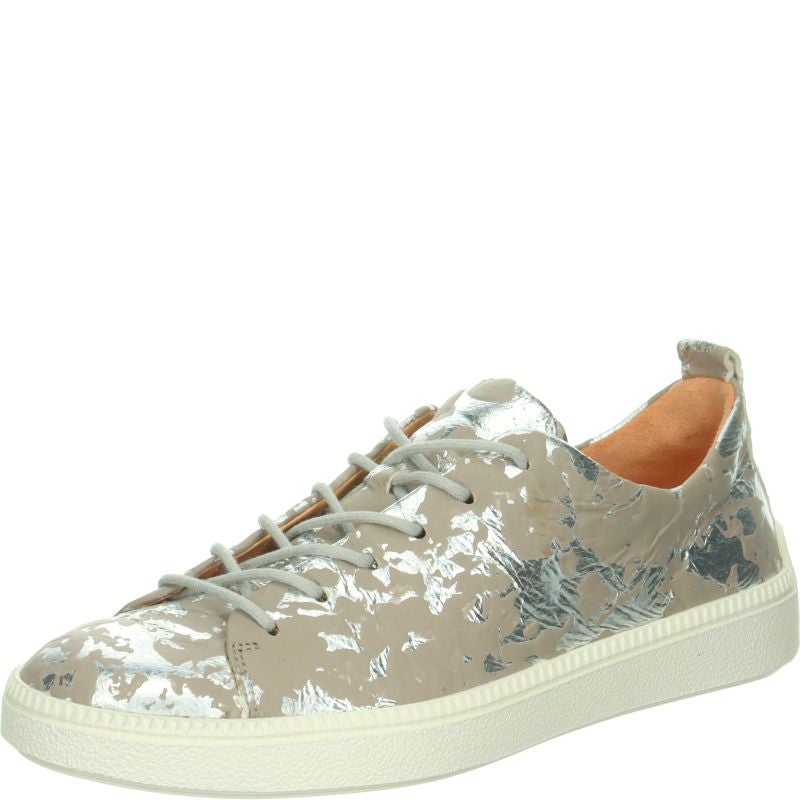 Think TURNA WOMEN Woman Sneakers low - Material: Leather in Grey