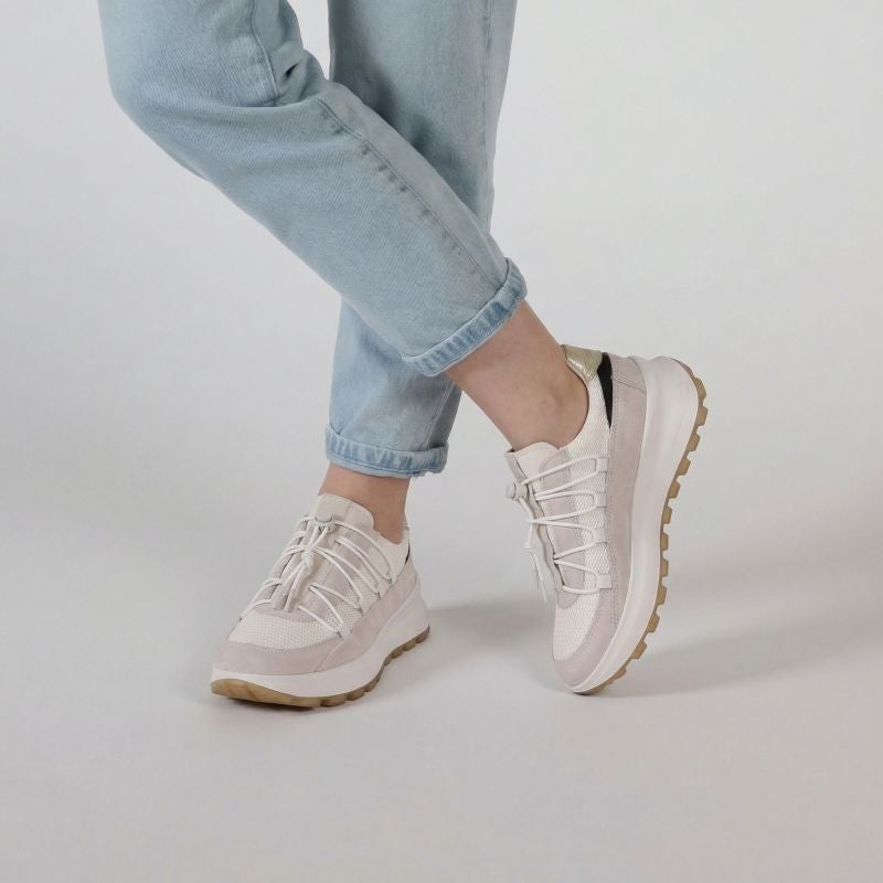 Legero T4 RUN Damen Sneaker low - Material: Leder/Textil in Beige