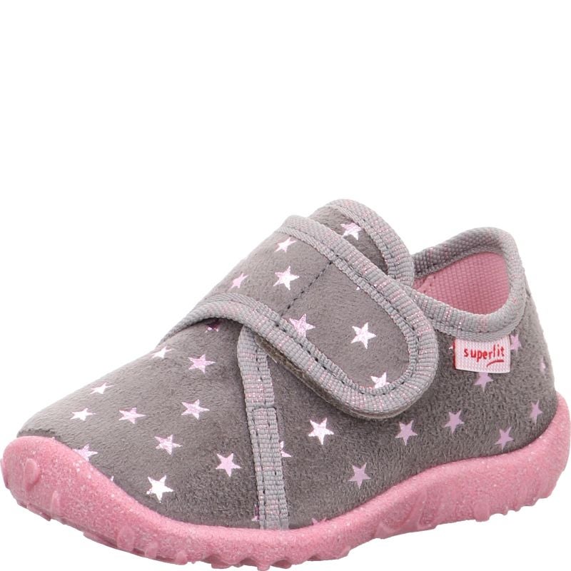Superfit SPOTTY Girls Slipper - Material: Textile in Grey