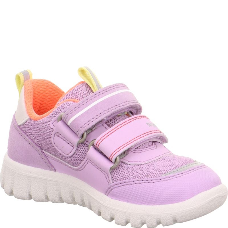Superfit SPORT7 MINI Girls Sneakers low - Material: Leder/Sonstiges Material/Texti in Purple