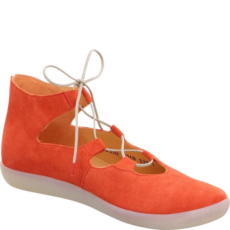 Think NATURE Woman Ballerina - Material: Leather in Red