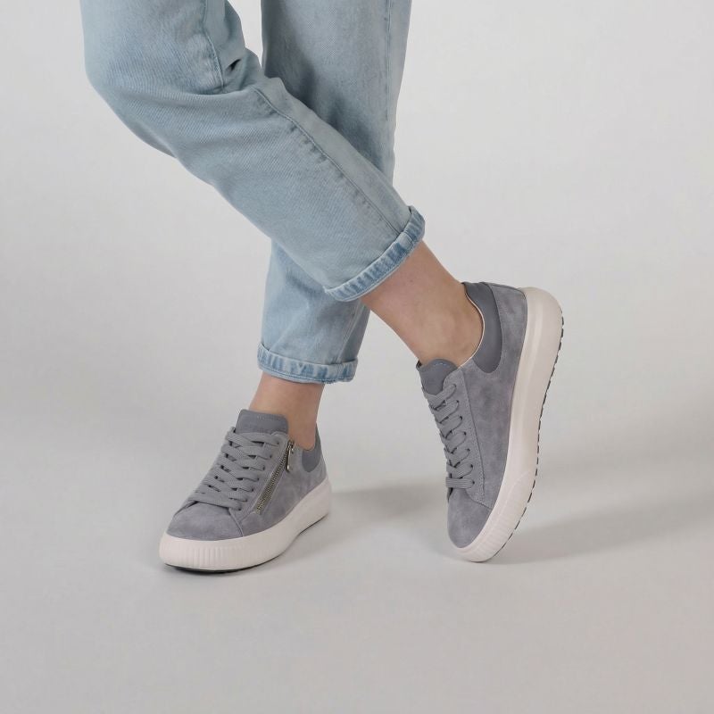 legero T4 JUMP Damen Sneaker low - Material: Leder in Blau