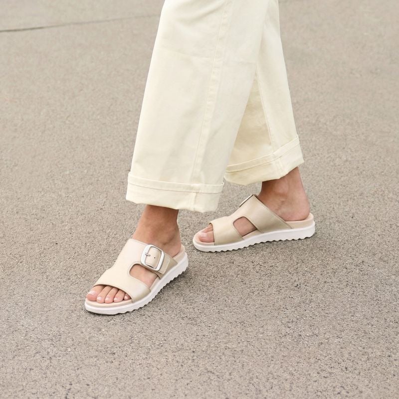 Legero MOVE Woman Mules - Material: Leather in Metallic