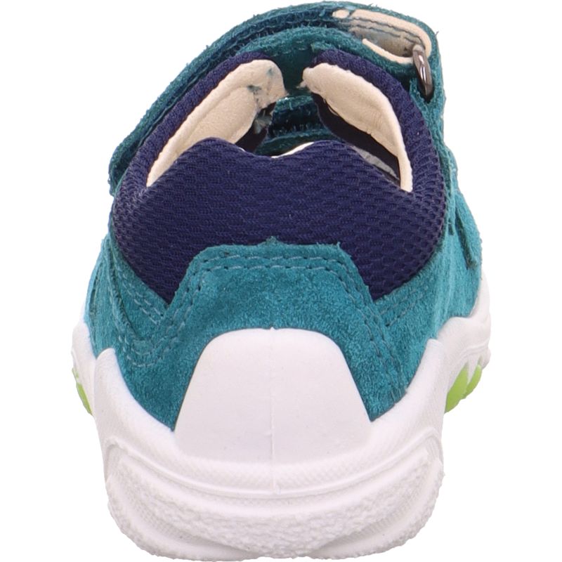 Superfit FLOW Unisex, Boys Sandal - Material: Leather/Textil in Green