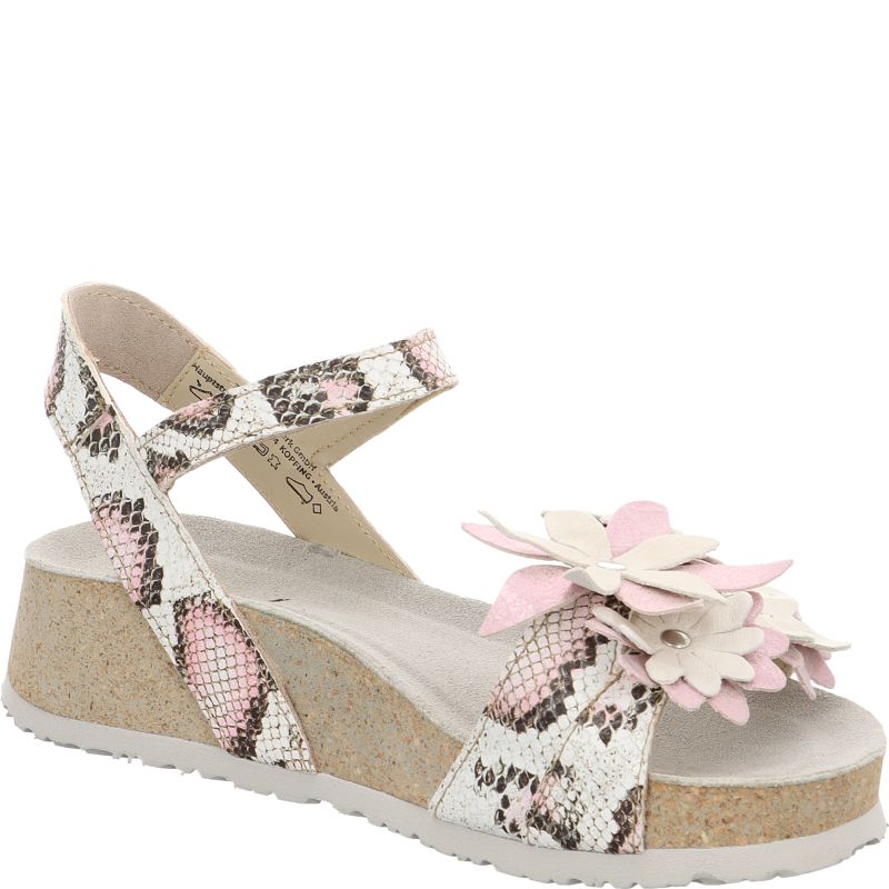 Think KOAKDAMEN Strap sandal - Material: Leather in Multicolored