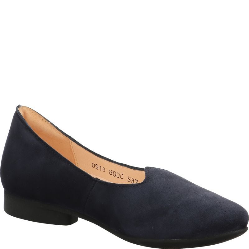 Think GUAD2 Woman Ballerina - Material: Leather in Blue