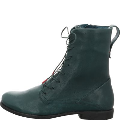 Think AGRAT Woman Ankle boot - Material: Leather in Blue