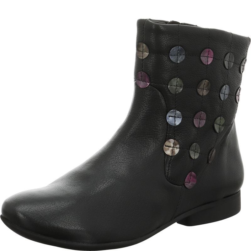 Think GUAD2 Woman Ankle boot - Material: Leather in Black