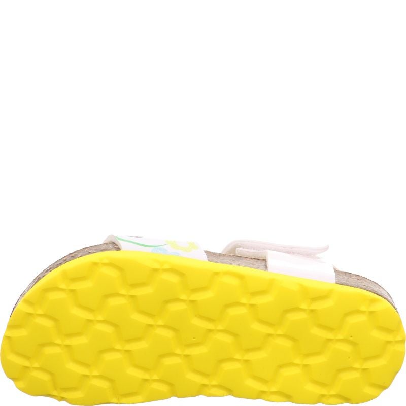 Superfit FUSSBETTPANTOFFEL Girls Sandal - Material: Sonstiges Material in White