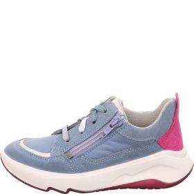 Superfit MELODY Mädchen Sneaker low - Material: Leder/Textil in Blau