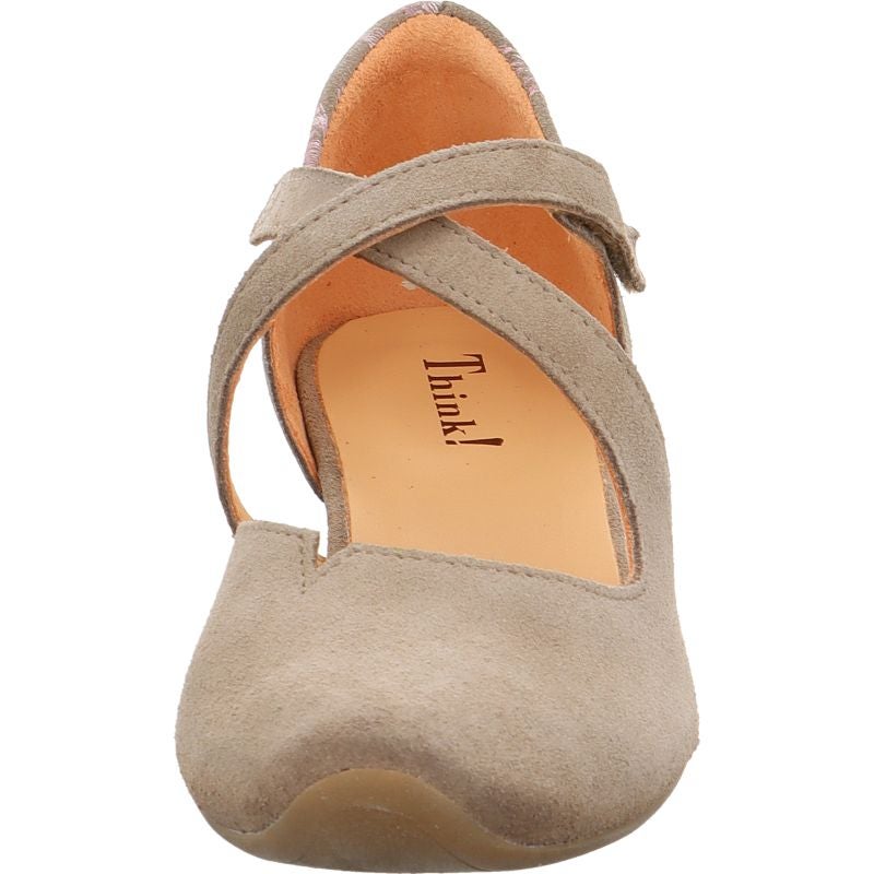 Think AIDA DAMEN Woman Pumps - Material: Leather in Grey