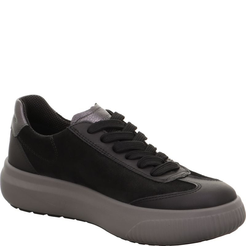 Legero T4 JUMP Damen Sneaker low - Material: Leder in Schwarz