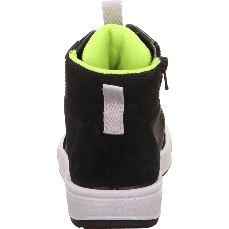 Superfit MAVERICK Boys Sneakers high - Material: Leder/Sonstiges Material/Texti in Black