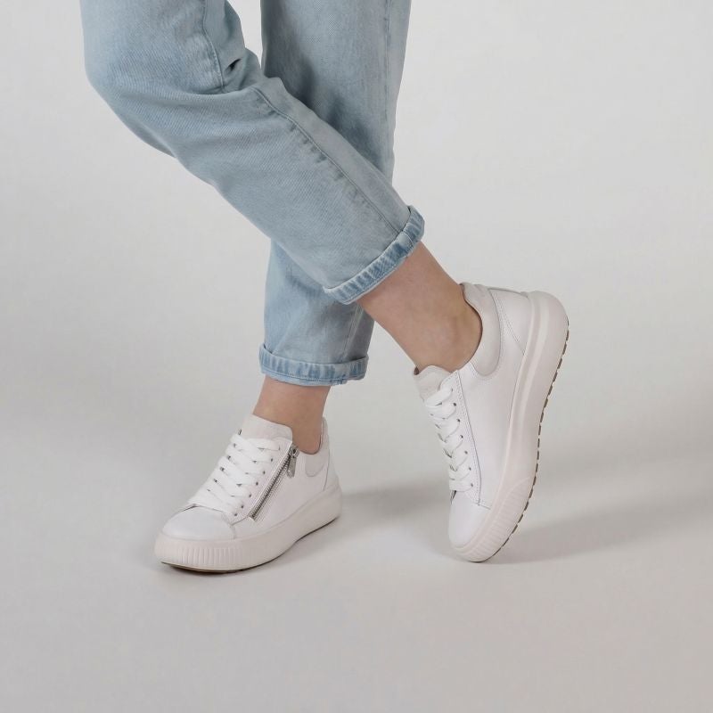 legero T4 JUMP Damen Sneaker low - Material: Leder in Weiß