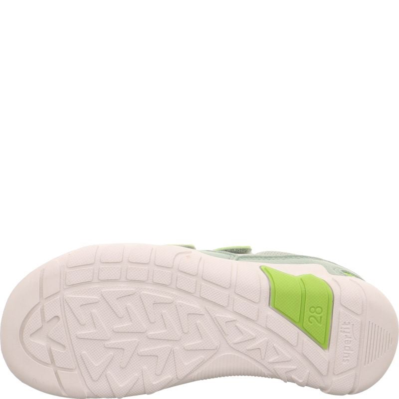 Superfit TRACE Unisex | Jungen Sneaker low - Material: Textil/Sonstiges Material in Grün
