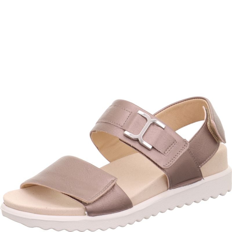 legero MOVE Damen Sandale - Material: Leder in Rosa