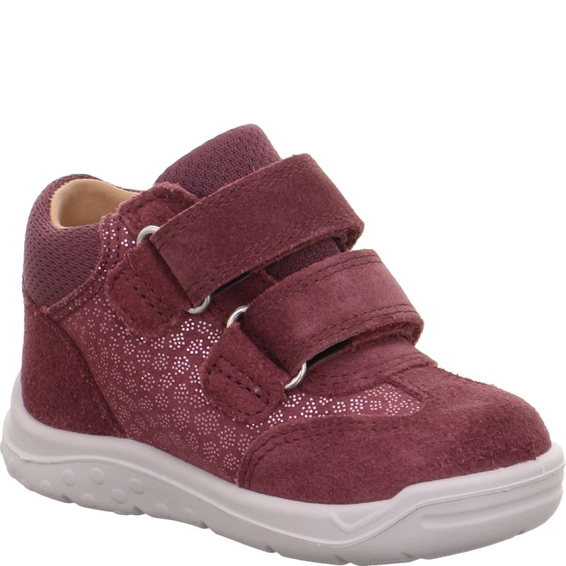 Superfit WHALEY Sneakers high - Material: Leather/Textil in Red