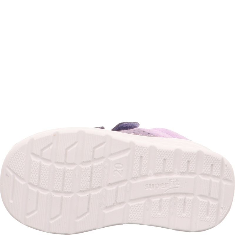 Superfit BREEZE Sneaker low - Material: Leder in Lila