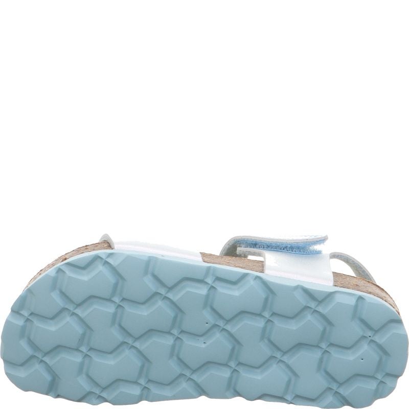 Superfit FUSSBETTPANTOFFEL Girls Sandal - Material: Sonstiges Material in Blue