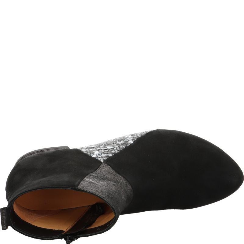 Think GRACE Woman Ankle boot - Material: Leather in Black