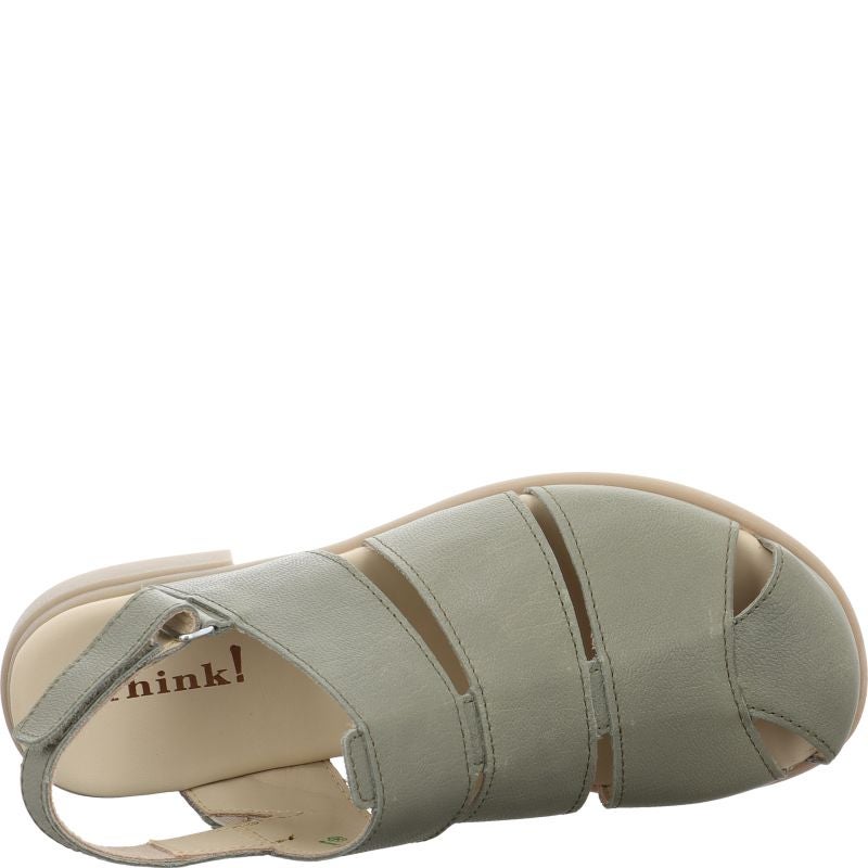 Think KAMAA Sandal - Material: Leather in Olive
