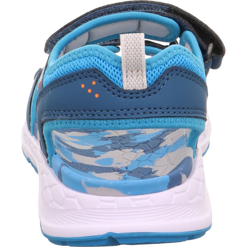 Superfit CRISS CROSS Jungen Sandale - Material: Textil/Sonstiges Material in Blau