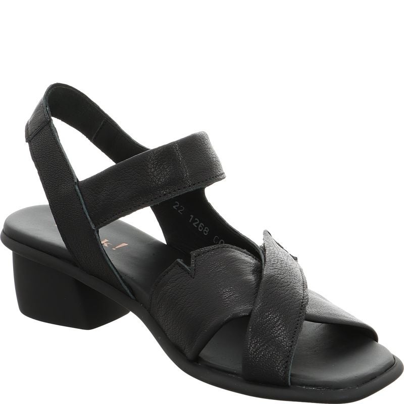 Think! VIVI Damen Sandalette - Material: Leder in Schwarz
