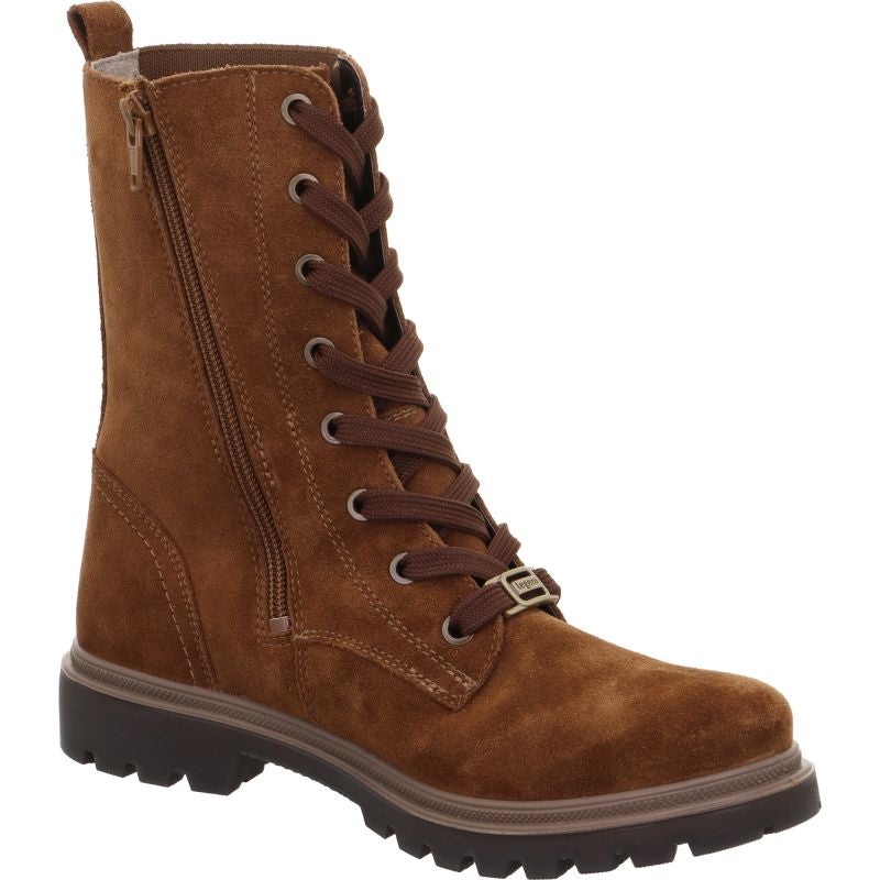 legero MONTA Damen Schnürboots - Material: Leder in Braun