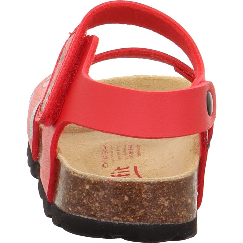 Superfit FUSSBETTPANTOFFEL Girls Sandal - Material: Sonstiges Material in Red