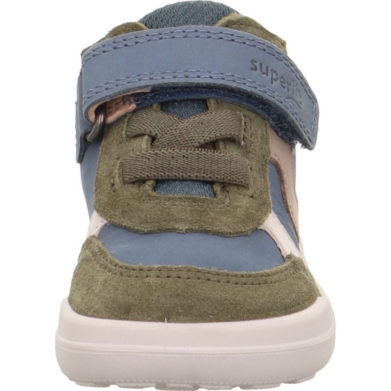 Superfit SUPERFREE 2.0 Jungen Sneaker high - Material: Leder/Textil in Grün