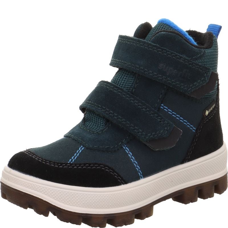 superfit TEDD Boys Boot - Material: Leder/Sonstiges Material/Texti in Green