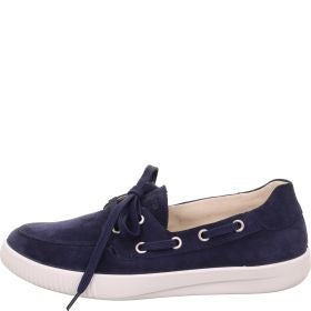 Legero SILENCE Slipper - Material: Leder in Blau