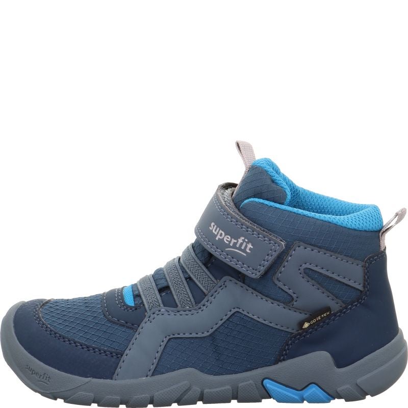 Superfit TRACE Unisex | Jungen Sneaker high - Material: Textil/Sonstiges Material in Blau