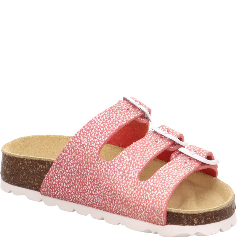 Superfit FUSSBETTPANTOFFEL Girls Slipper - Material: Sonstiges Material in Pink