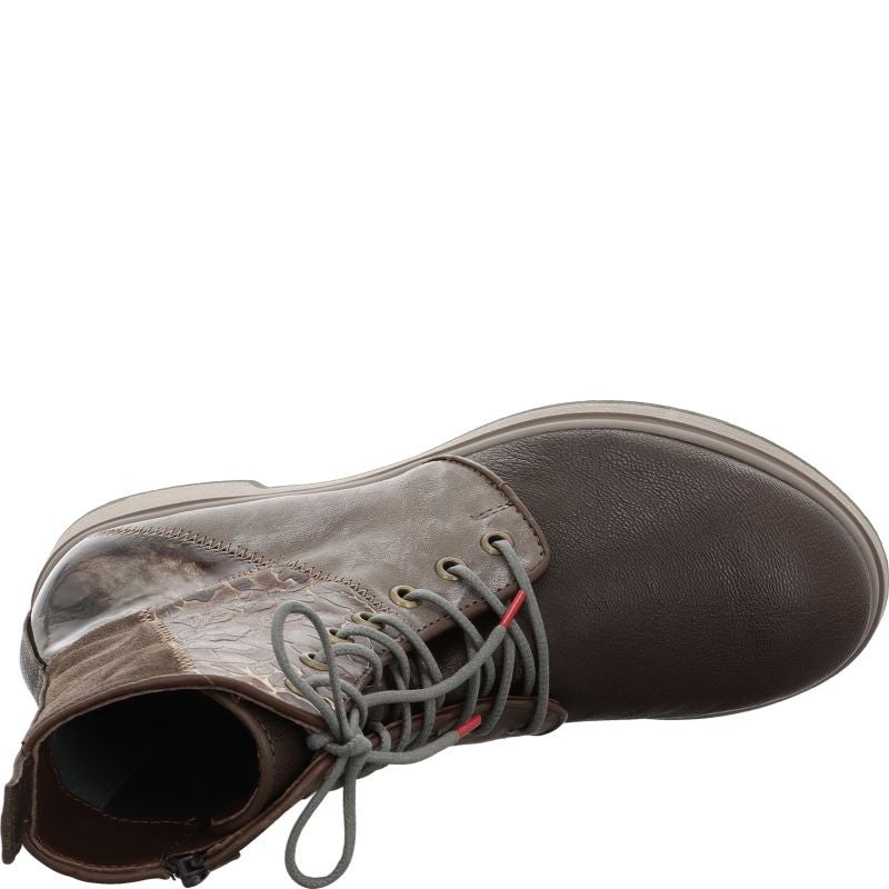 Think COGITA Woman Ankle boot - Material: Leather in Grey