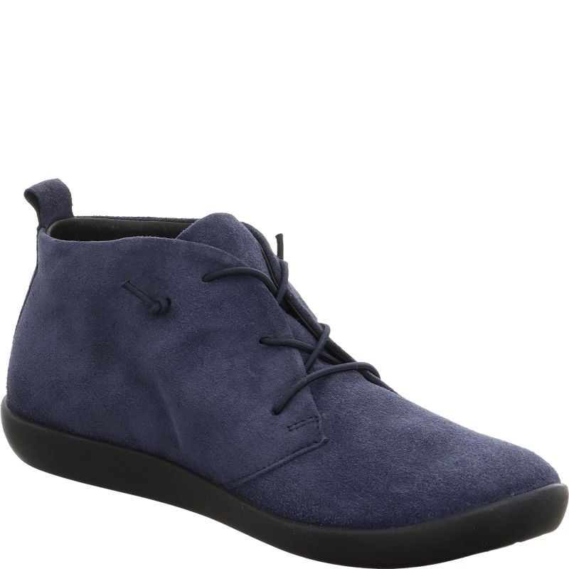 Think NATURE Woman Sneakers high - Material: Leather in Blue